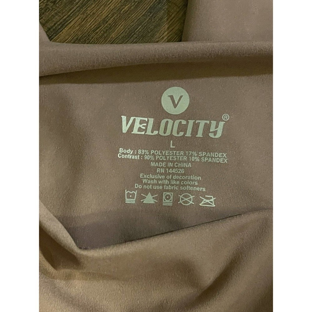 Velocity Active High Rise Squat Proof Ankle Length Performance Leggings -Large - Picture 6 of 6